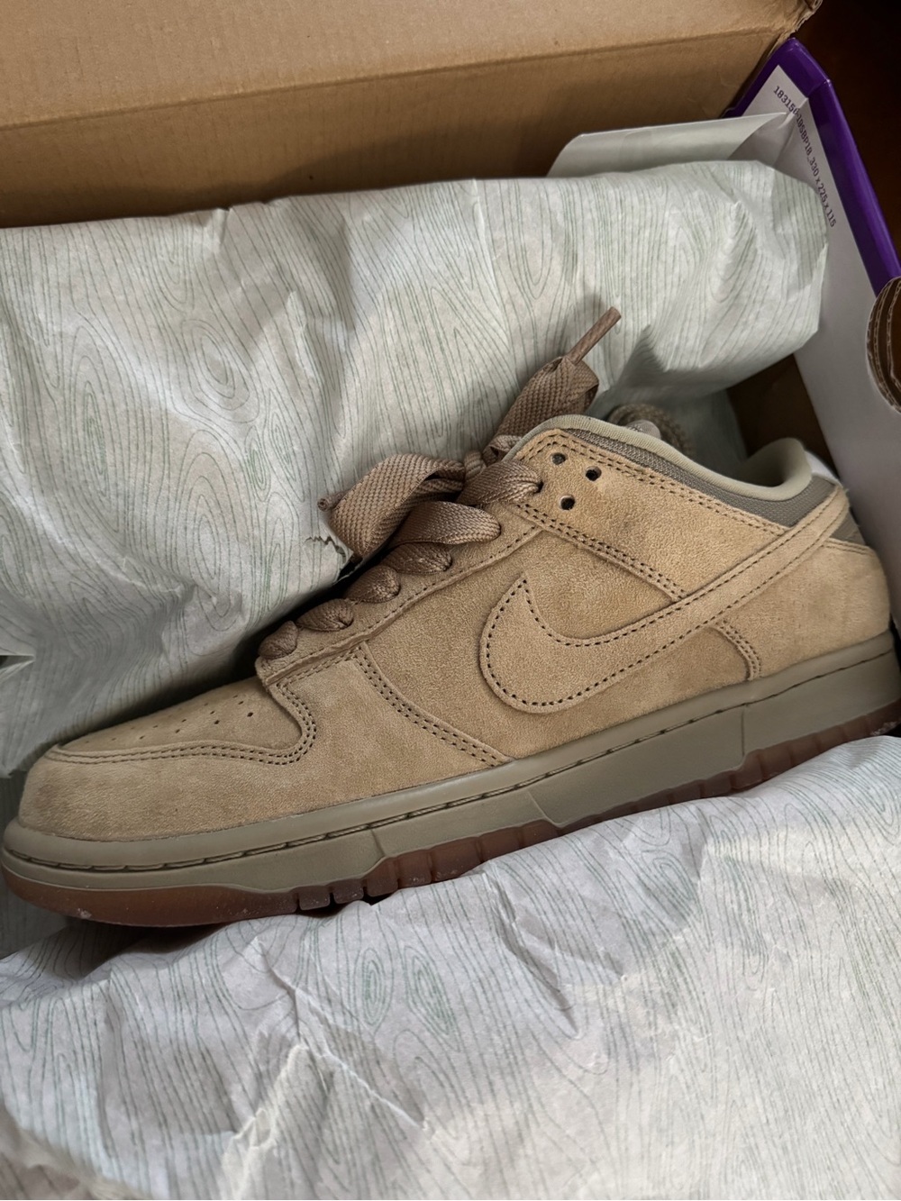 Nike Men’s Low-Top Suede Sneakers - Beige/Tan